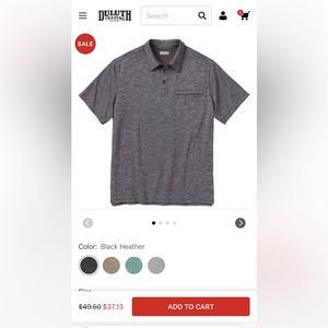 Duluth polo mens XL